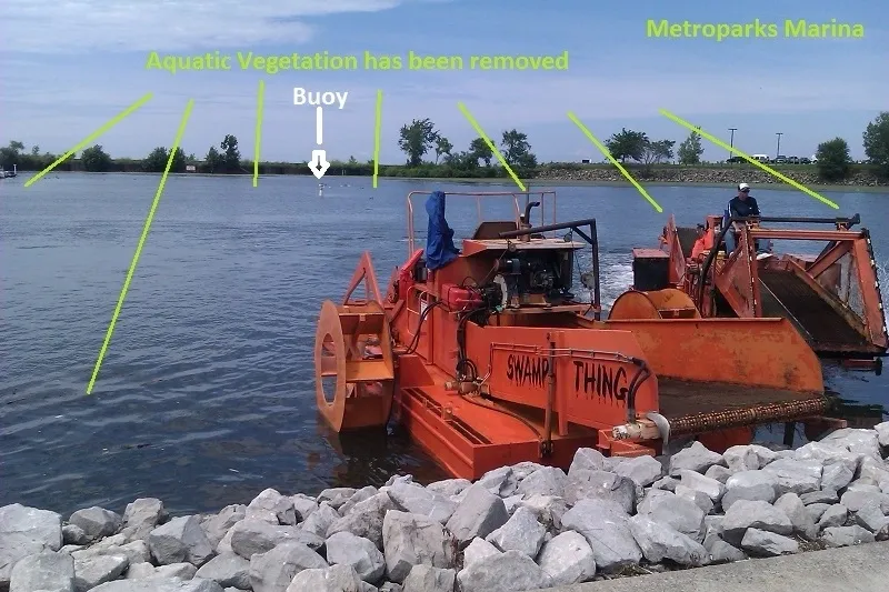 A boat with several different types of rocks on it.